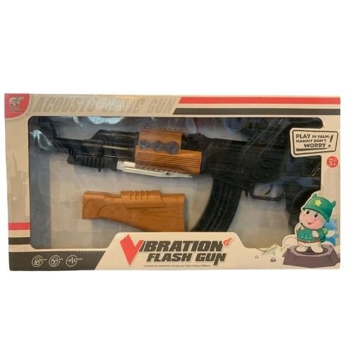 Vibration Flash Toy Gun – Acoustic & Light Effects