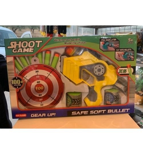 Shoot Game Soft Bullet Set with Target