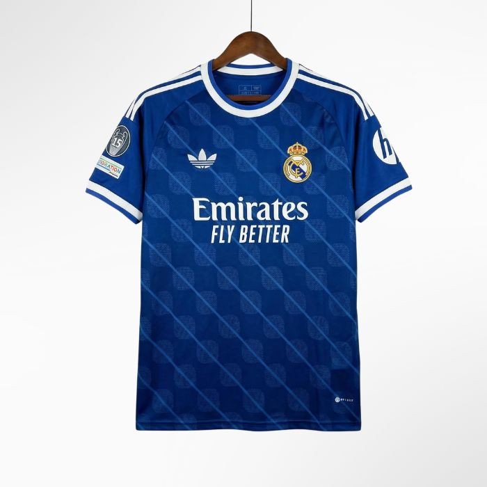Real Madrid Blue Football Jersey – Premium Edition