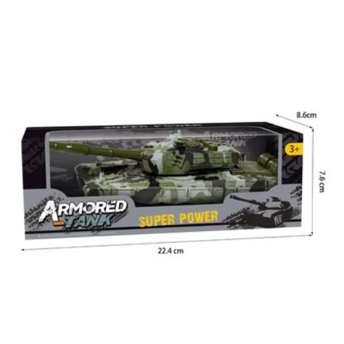 Armored Tank Toy – Green Camouflage