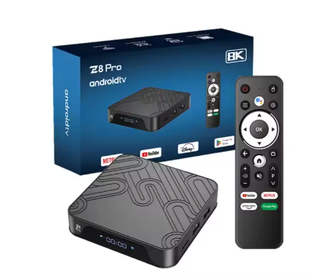 Z8 Pro Android TV Box – 8K Streaming Media Player with Voice Remote